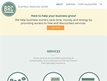 Tablet Screenshot of bizresourcecenter.com